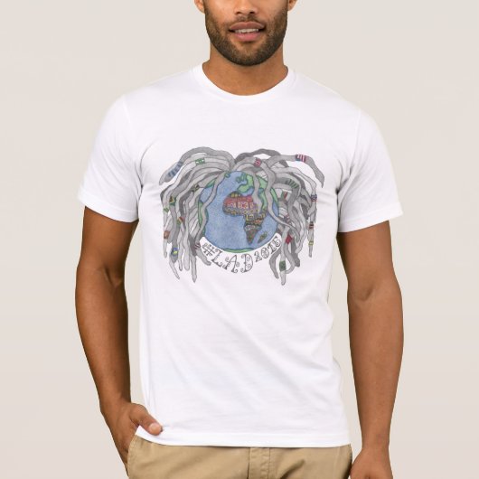 LAD 2015 MannenBasic Bella Canvas T-Shirt (Voorkant)