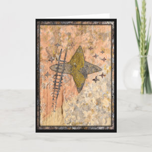 Ladder aan de Stars Talking Canyons, New Mexico Ca Kaart