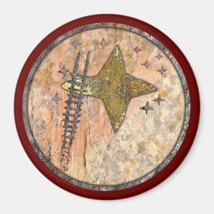 Ladder aan de Stars Talking Canyons, New Mexico Ma Magneet