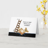 Ladder Beer naar beneden vallen Kaart (Gele Bloem)