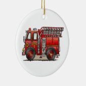 Ladder Fire Truck Ornament (Rechts)
