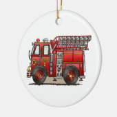 Ladder Fire Truck Ornament (Links)