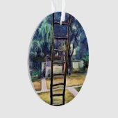 Ladder tegen de muur ornament (voorkant)
