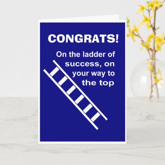 Ladder van succes kaart (Gele Bloem)