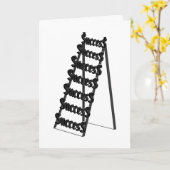 Ladder van succes kaart (Gele Bloem)