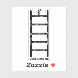 Ladder van succes sticker