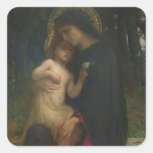 L'Addolorata Vierkante Sticker (Voorkant)