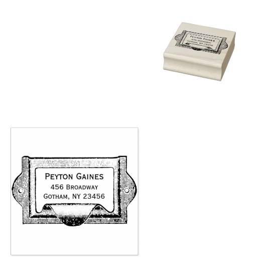  lade pull adres stempel (Gestempeld)