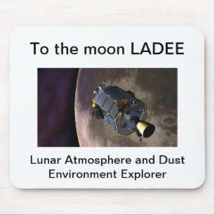 LADEE maanopdracht mousepad Muismat