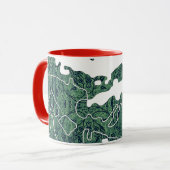 Laden Bough Christmas Mok (Voorkant links)