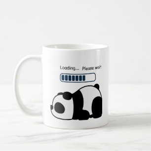 Laden Even Geduld Grappige Panda Citaat Koffiemok