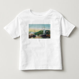 Ladend Lumber op Schoonerscène Kinder Shirts