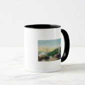 Ladend Lumber op Schoonerscène Mok (Voorkant rechts)