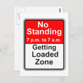 Ladende zone briefkaart (Voorkant / Achterkant)