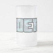 "Ladette" camo urbain bleu et noir texte tasse à b (Centre)