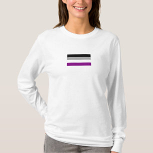 Ladie's Asexual Flag t shirt