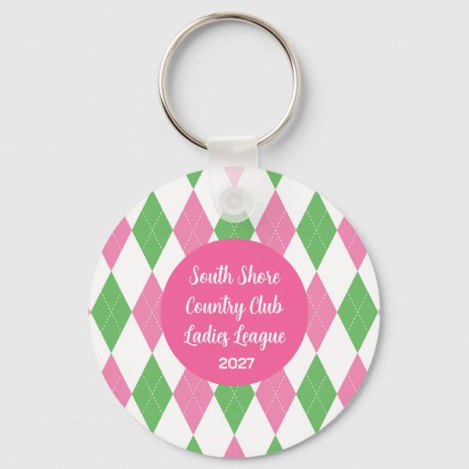 Ladies Golf League Keychain (Voorkant)