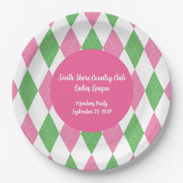 Ladies Golf League Party Dinner Plate Papieren Bordje