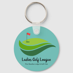 Ladies Golf League Party Favor Sleutelhanger