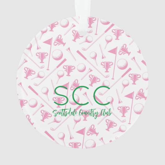 Ladies Golf Rose White CUSTOM Award Favoriser l'év (dos)