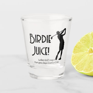 Ladies League Golf Club-lid Birdie Shot Glass Glas