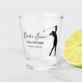 Ladies League Golf Club-lid Birdie Shot Glass Shot Glas (Voorkant)
