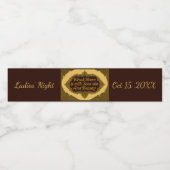 Ladies' Night Snarky Wreak Havoc Sass Water Label Waterfles Etiket (Enkel label)