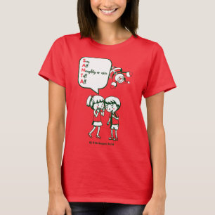 Ladies Santa Acroniem T-shirt