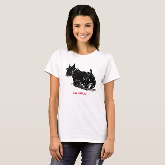 Ladie's "Sketch" GLaM Squad 2024 T-shirt (Voorkant volledig)
