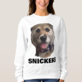 LADIES SNICKERS SWEATSHIRT  (Devant)