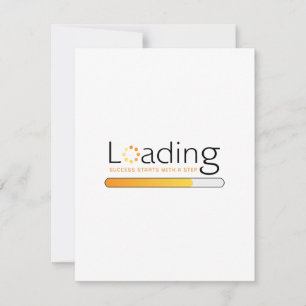 Lading - Het succes begint met een stap Notitiekaartje