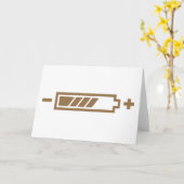 Lading - hybride elektrisch op batterij kaart (Gele Bloem)