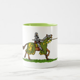 Lading Medieval Knight Tweekleurige Koffiemok