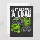 Lading Truck Driver Funny Trucker Driving Briefkaart (Voorkant / Achterkant)
