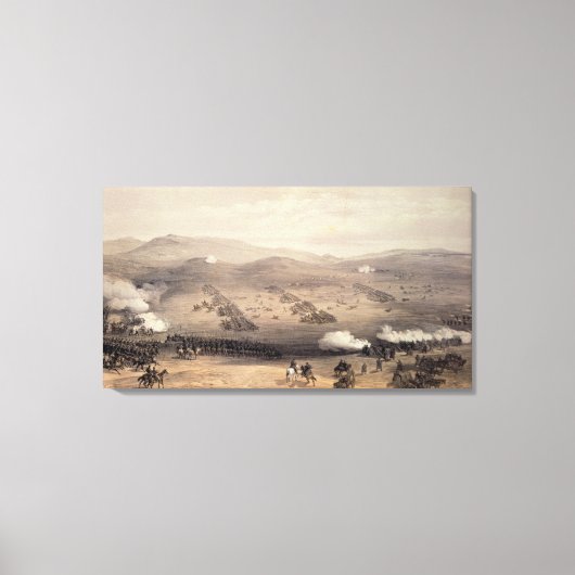 Lading van de Lichte Cavalerie Brigade Canvas Afdruk (Voorkant)