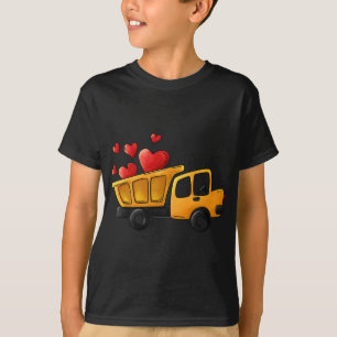 Ladingen liefdesharten jongens Valentijnsdag Dump T-shirt