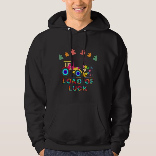 Ladingen van Luck Loader Autism Awareness Puzzle P Hoodie (Voorkant)