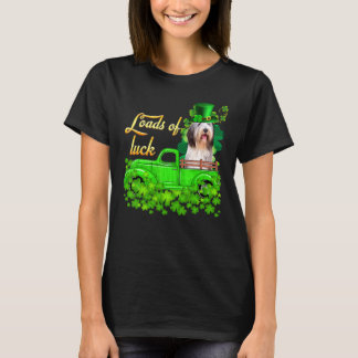 Ladingen van Luck Truck Bearded Collie St Patrick T-shirt