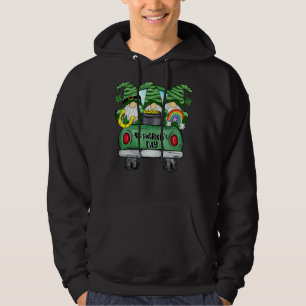 Ladingen van Luck Truck Gnomies St Patrick's Day S Hoodie
