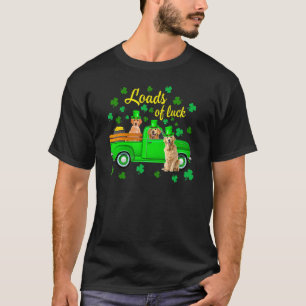 Ladingen van Luck Truck Golden Retriever St Patric T-shirt