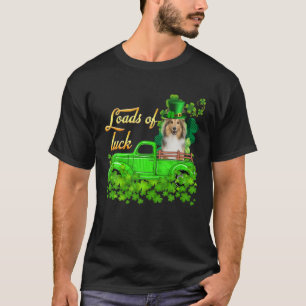Ladingen van Luck Truck Shetland Sheepdog St Patri T-shirt