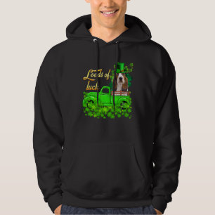 Ladingen vrachtwagenpark Hound St Patrick S Day Hoodie