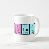 Ladislaus nom de table périodique mug (Devant droit)