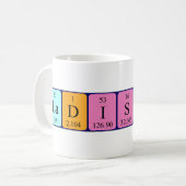 Ladislaus nom de table périodique mug (Devant gauche)