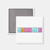 Ladislaus nom périodique de la table aimant (Recto/Verso)