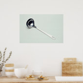 Ladle voor het serveren van soep poster (Keuken)
