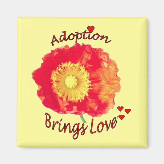 L'adoption apporte l'amour aimant (Devant)