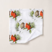 L'adorable colibri Anna sur Berry Bush (Gant de toilette)