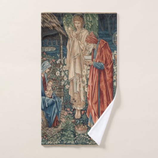 L'Adoration Des Magi 1890 Par William Morris (Serviette à main)