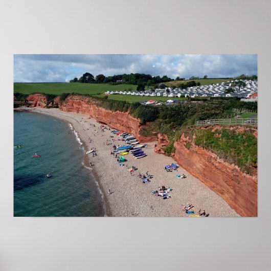 Ladram Bay Jurassic Coast Devon Poster (Voorkant)